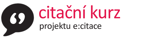 citační kurz citační kurz